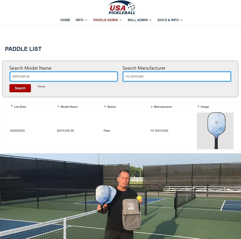 Pickleball Paddles Set of 2, 2026 USAPA Approved Pickleball Set, Fiberglass Lightweight Pickle Ball Rackets 2 Pack, 2 Outdoor Pickleball, 2 Indoor Pickleball Balls, 1 Pickleball Bag