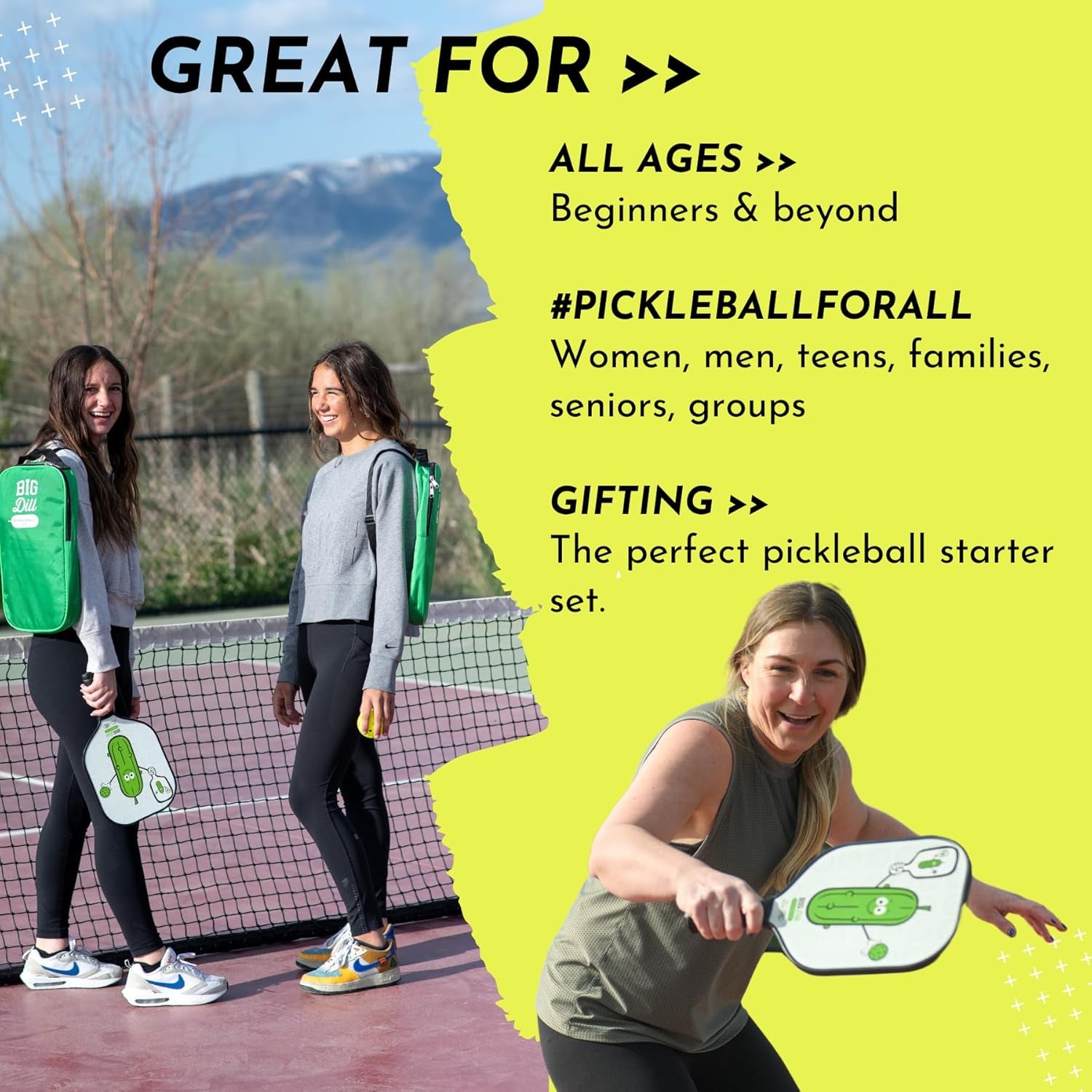 Paddle Set 2-Pack Pickleball Paddles with Outdoor Pickleball Balls, Paddle Covers & Carry Bag | Pickleball Paddles Set of 2 USAPA Approved
