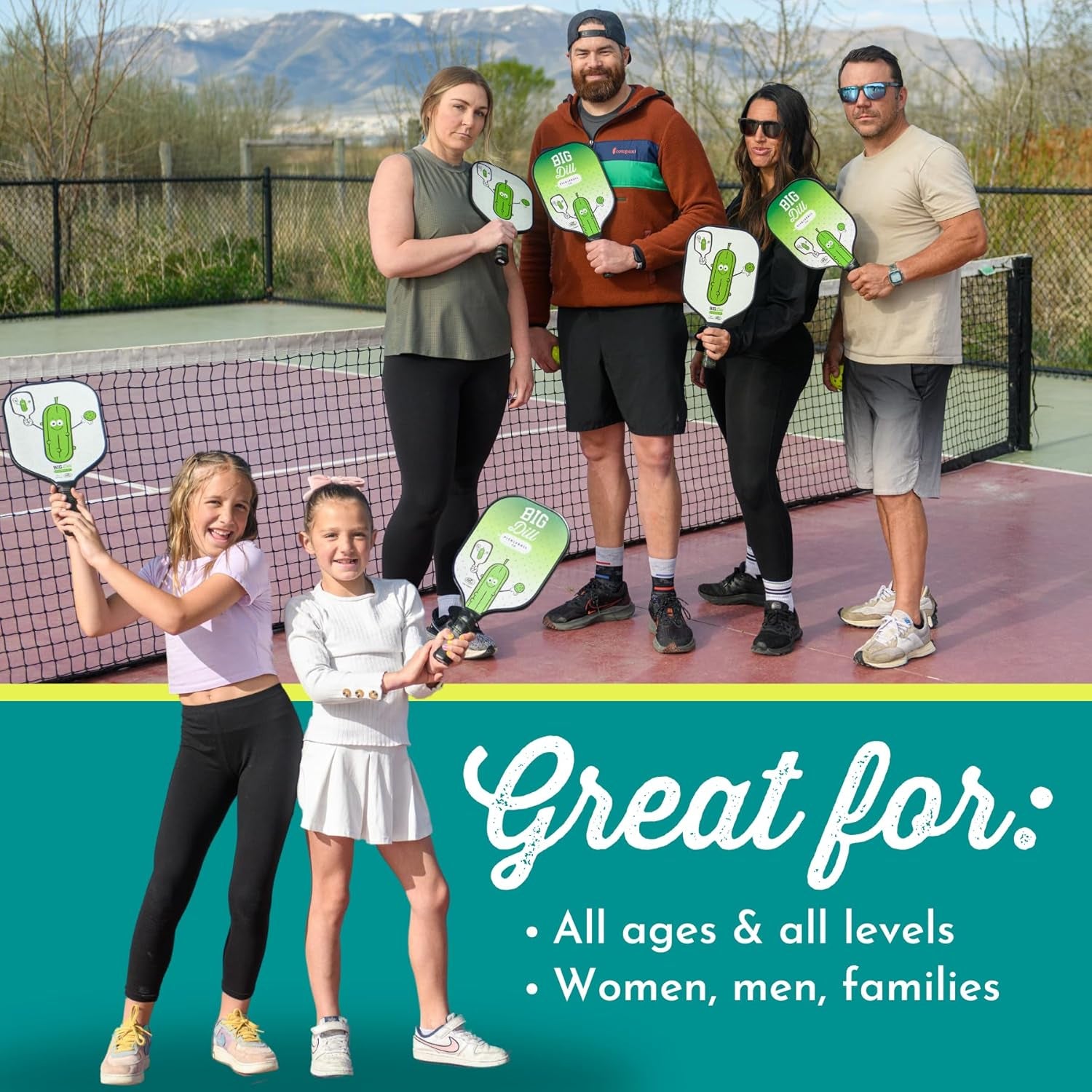 Co. Pickleball Paddle with Cover Choose Fiberglass Pickleball Racket or Graphite Carbon Fiber Pickle Ball Paddle | USA Pickleball Approved Pickleball Paddles